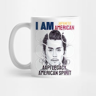 I am Japanese American (Man) - AAPI Legacy, American Spirit Mug